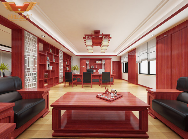 鴻業(yè)盛大為齊齊哈爾辦公家具采購商設(shè)計(jì)的效果圖