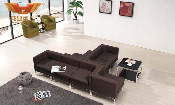 小瞌睡后滿血復活靠牛皮辦公沙發(fā)組合