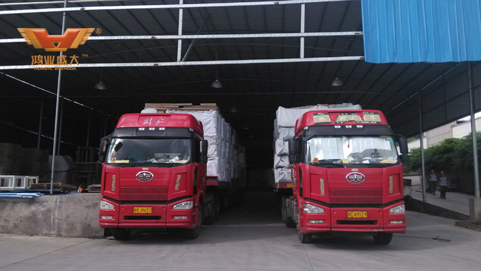 出貨消息:本次出貨裝滿兩輛大貨車