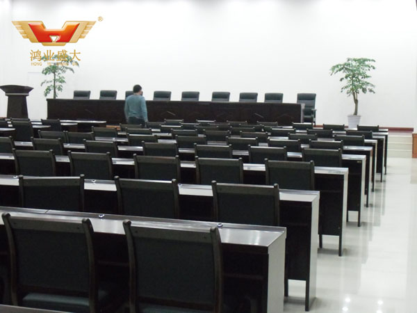 會(huì)議大廳辦公家具 湘投金天鈦金屬公司會(huì)議室配套方案