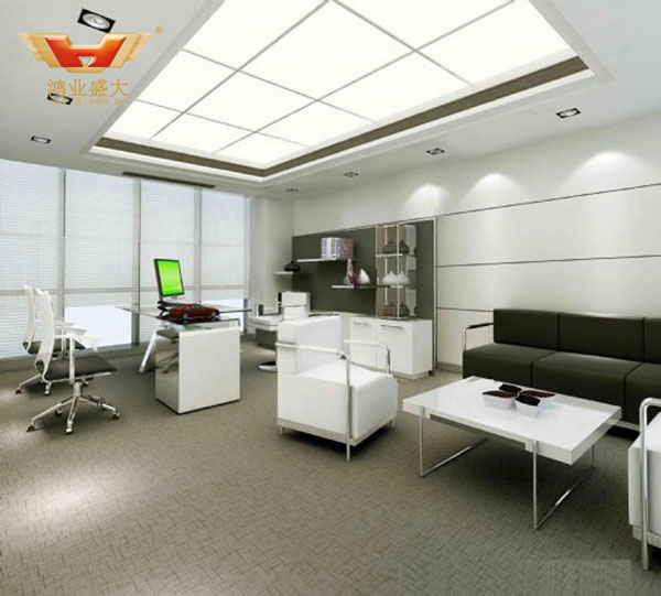 員工區(qū)辦公家具 陽江長城汽車4S店員工區(qū)配套方案