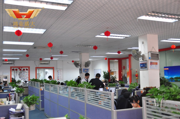 職工辦公區(qū)家具 萬戶網(wǎng)絡佛山分公司職工辦公區(qū)配套方案