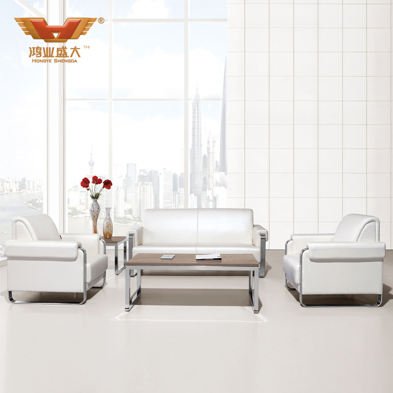 西皮辦公沙發(fā) 歐式真皮辦公沙發(fā) 休閑沙發(fā)HY-S1010