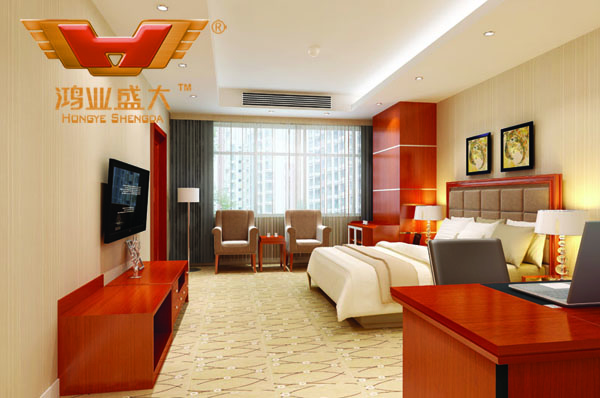 鴻業(yè)設(shè)計師根據(jù)要點1，為客戶設(shè)計的3D休息室家具擺放效果圖解決方案