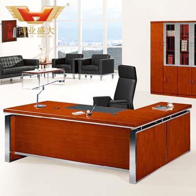 貼皮實(shí)木老板臺(tái) 實(shí)木辦公桌HY-D0620 貼皮實(shí)木老板臺(tái) 實(shí)木辦公桌HY-D0620