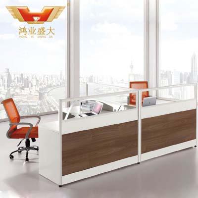 二位辦公屏風(fēng) 簡潔板式辦公桌HY-P14 二位辦公屏風(fēng) 簡潔板式辦公桌HY-P14