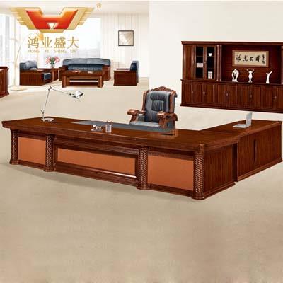 辦公家具廠家直銷 胡桃木總裁臺HY-D0426 辦公家具廠家直銷 胡桃木總裁臺HY-D0426