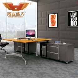 竹木板式辦公桌 雙人組合  H60-0202 竹木板式辦公桌 雙人組合  H60-0202