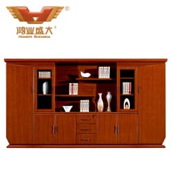七門泰柚木書柜  HY-C7007 七門泰柚木書柜  HY-C7007