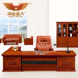 泰柚木實木辦公桌 總裁臺  HY-D8133 泰柚木實木辦公桌 總裁臺  HY-D8133