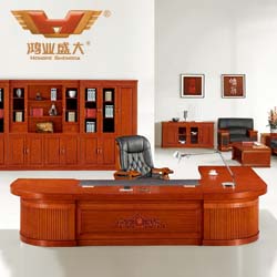 紅棕色大班臺 大班臺定制HY-D9538 紅棕色大班臺 大班臺定制HY-D9538