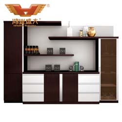 六門文件柜 茶色玻璃文件柜H80-0664 六門文件柜 茶色玻璃文件柜H80-0664