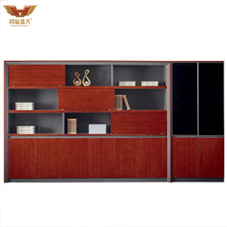 定制八門書柜 泰柚色 HY-JN0208 定制八門書柜 泰柚色 HY-JN0208