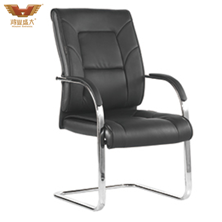 牛皮老板椅弓形椅會議椅HY-392H 牛皮老板椅弓形椅會議椅HY-392H